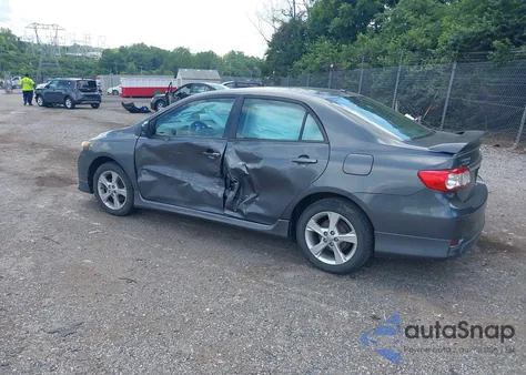 2011 Toyota Corolla S from USA, damaged, VIN 2T1BU4EE0BC754713